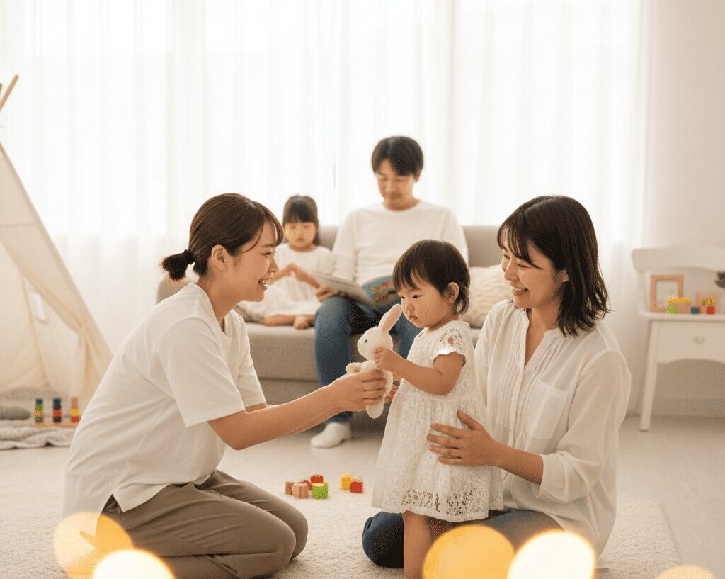 人見知り・場所見知り対応