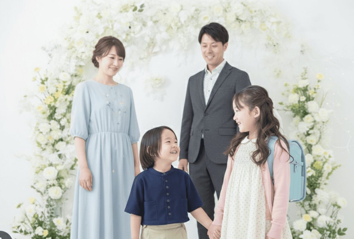 兄弟・家族との同時撮影OK